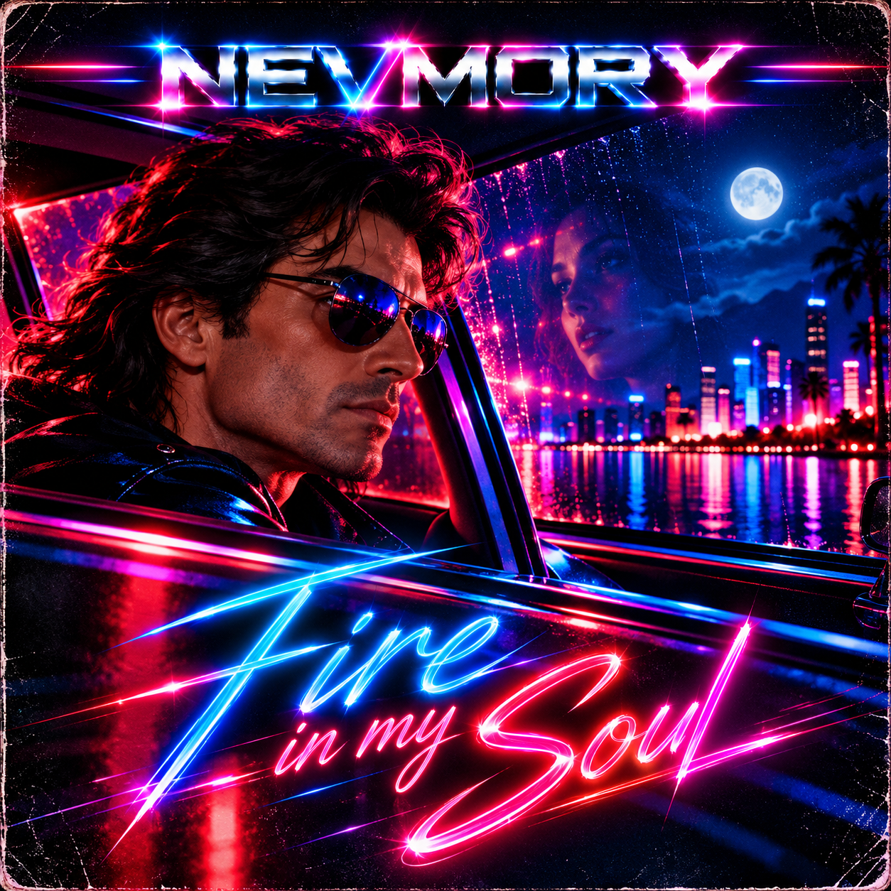 NEVMORY — Fire in My Soul, an 80s-inspired electronic pop single